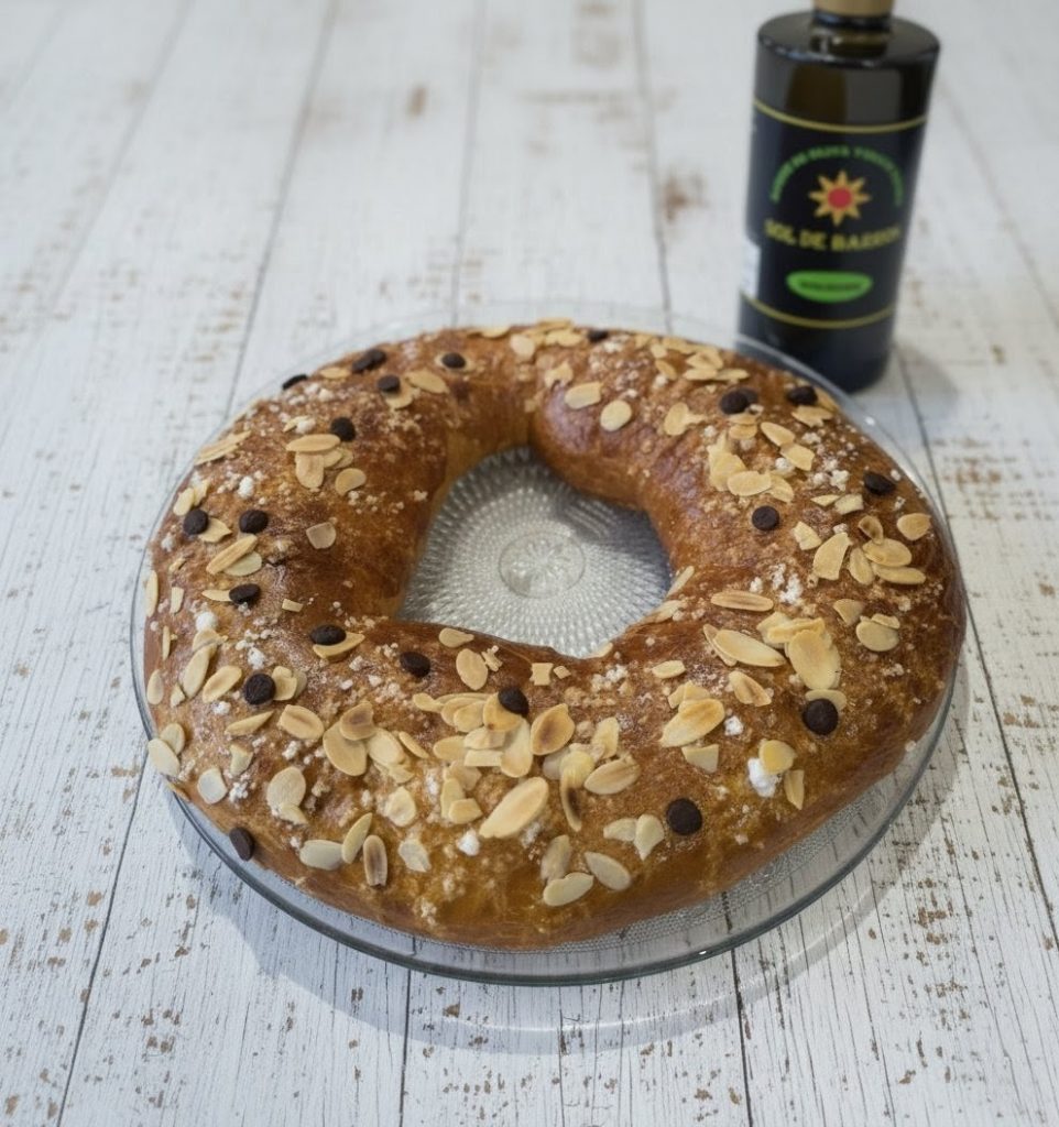 Roscón de Reyes con AOVE